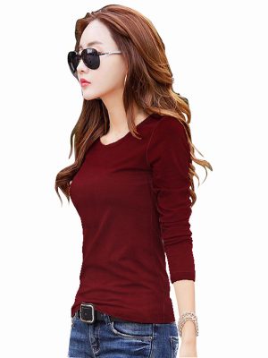 Maroon Knitting Exclusive Designer Top