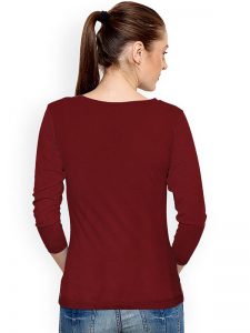 Maroon Knitting Exclusive Designer Top