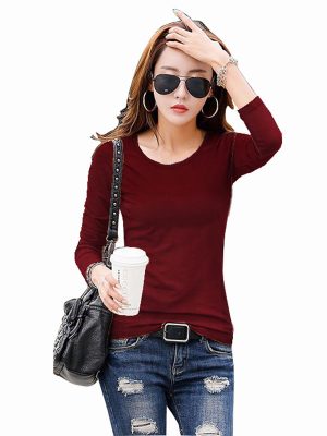 Maroon Knitting Exclusive Designer Top