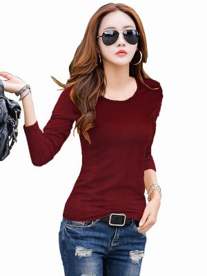 Maroon Knitting Exclusive Designer Top