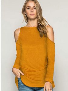 Yellow Knitting Exclusive Designer Top