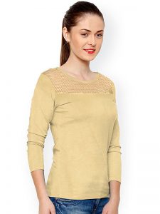 Cream Knitting Exclusive Designer Top