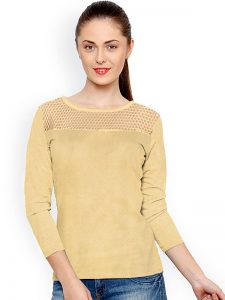 Cream Knitting Exclusive Designer Top