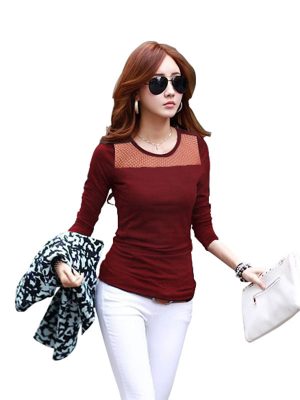 Maroon Knitting Exclusive Designer Top