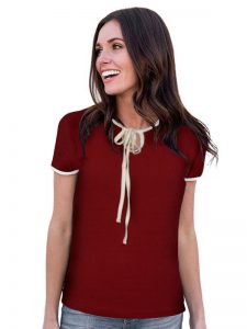 Maroon Knitting Exclusive Designer Top