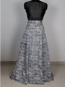 Black Printed Banglory Silk Exclusive Designer Lehengas