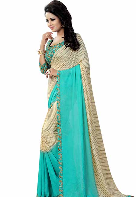 Pading Rama Printed Special Georgette Sarees With Blouse