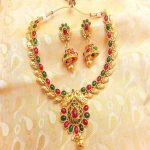 Lovely Multi-Color Kemp Peacock Necklace Set