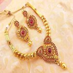 Pink Kemp Antique Necklace Set