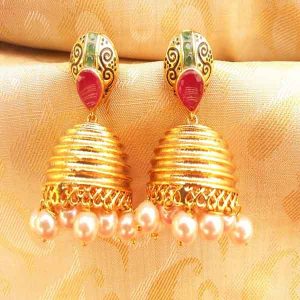 Marvellous Multi-Color Deisgner Jhumkas