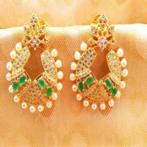 Gorgeous Green AD Earrings