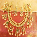 Splendid Multi-Color Uncut Designer Necklace Set