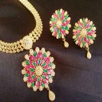 Amazing Multi-Color CZ 3 layer Necklace Set