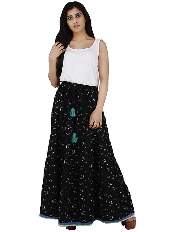 maxi polyester skirts