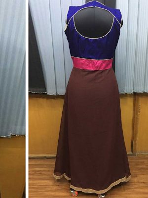 Multicolor Georgette & Banglori Embroidered & Stone Work Anarkali Suits