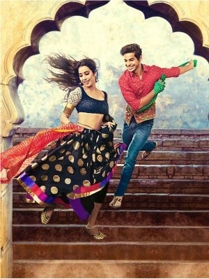 Black Color Jacquard Broket Sequence Embroidered Work Lehenga Choli With Dupatta