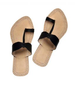 Designers Black Kolhapuri Chappal