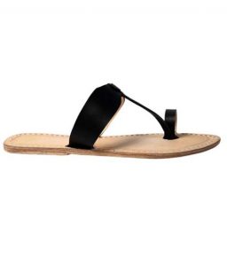 Designers Black Kolhapuri Chappal