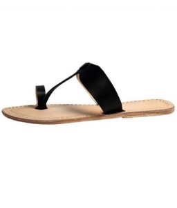 Designers Black Kolhapuri Chappal