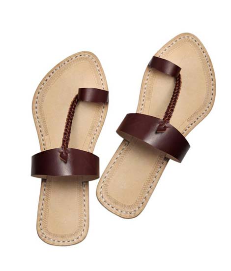 Attractive Looking Dark Brown Ladies Chappal