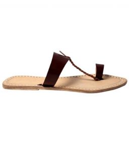 Attractive Looking Dark Brown Ladies Chappal