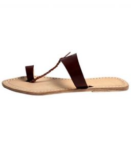 Attractive Looking Dark Brown Ladies Chappal