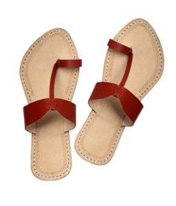 Radish Brown Awesome Looking Kolhapuri Chappal For Woman