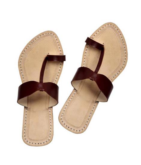 Awesome And Attractive Looking Dark Brown Ladies Chappal