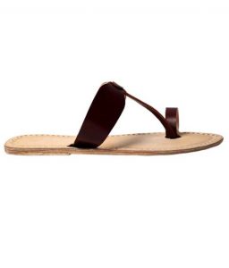 Awesome And Attractive Looking Dark Brown Ladies Chappal