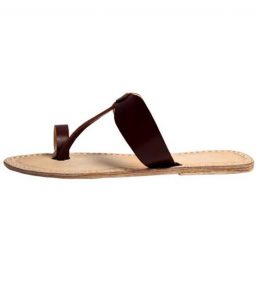 Awesome And Attractive Looking Dark Brown Ladies Chappal