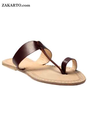 Dark Brown Awesome Looking Ladies Chappal