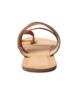 Designers Radish Brown Six Laces Kolhapuri Chappal For Ladies