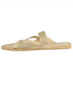 Natural Braided Kolhapuri Chappal