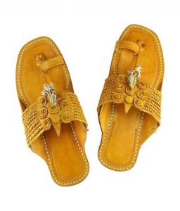 Ten Braided Attractive Kolhapuri Chappal For Men