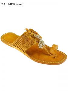 Ten Braided Attractive Kolhapuri Chappal For Men