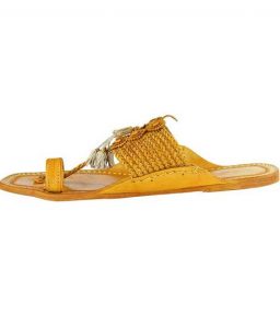 Ten Braided Attractive Kolhapuri Chappal For Men