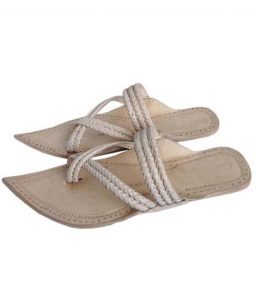 Maharaja Styel Braided Kolhapuri Chappal For Men