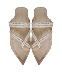 Maharaja Styel Braided Kolhapuri Chappal For Men