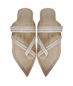 Maharaja Styel Braided Kolhapuri Chappal For Men