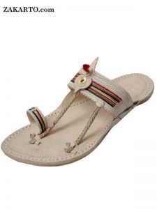 Awesome Looking Kapshi Shape Kolhapuri Chappal For Men