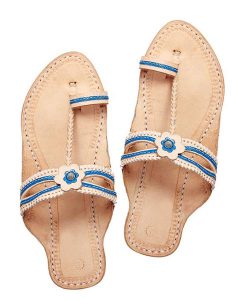 Double Eye Blue Lace Women Sandal