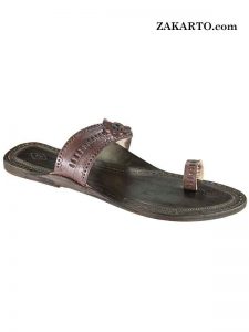 Dark Brown Color Handmade Leather Sandal
