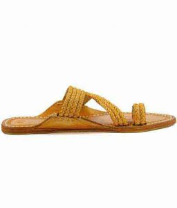 Amazing Braided Kolhapuri Chappal For Men