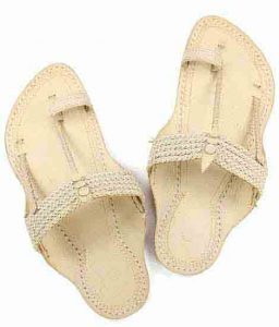 Gorgeous Five Braided Authentic Kolhapuri Chappal For Men