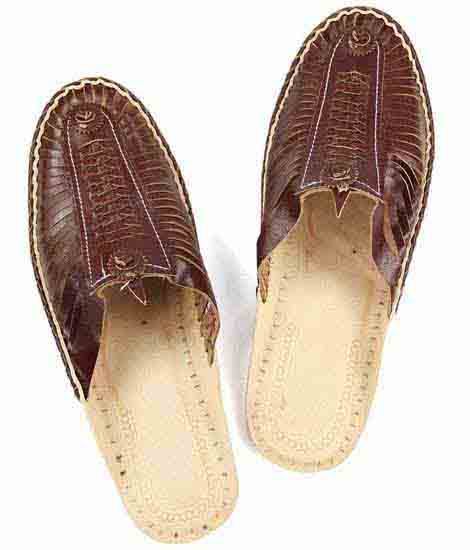 Genuine Brown Upper Kolhapuri Wedding Shoe For Men