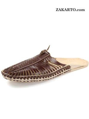 Genuine Brown Upper Kolhapuri Wedding Shoe For Men
