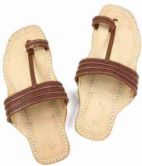 Good Looking Brown Upper Kolhapuri Chappal