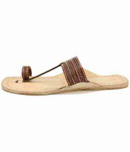 Good Looking Brown Upper Kolhapuri Chappal