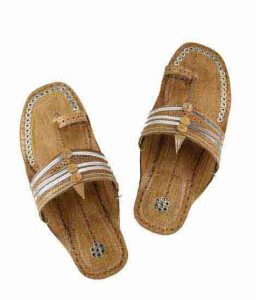 Appealing Artist’S Tan Color Kolhapuri Chappal For Men