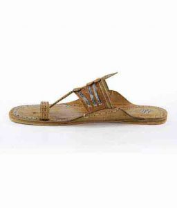 Appealing Artist’S Tan Color Kolhapuri Chappal For Men